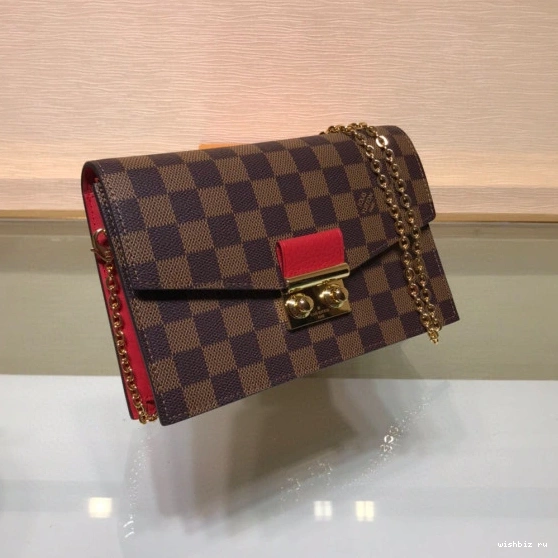 WIS WALLET CHAIN CROISETTE VUITTON LOUIS 1229